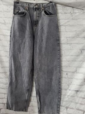 TopShop  Relaxed Fit Gray Washed Jeans